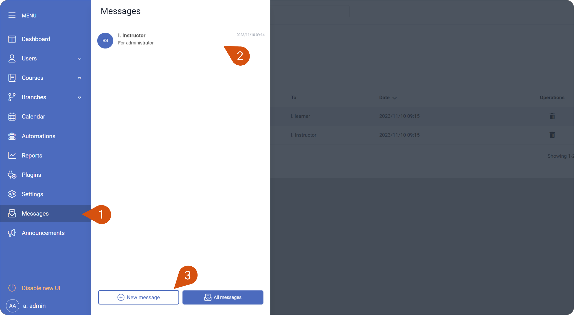 New admin UI Sidebar – How may we help you?