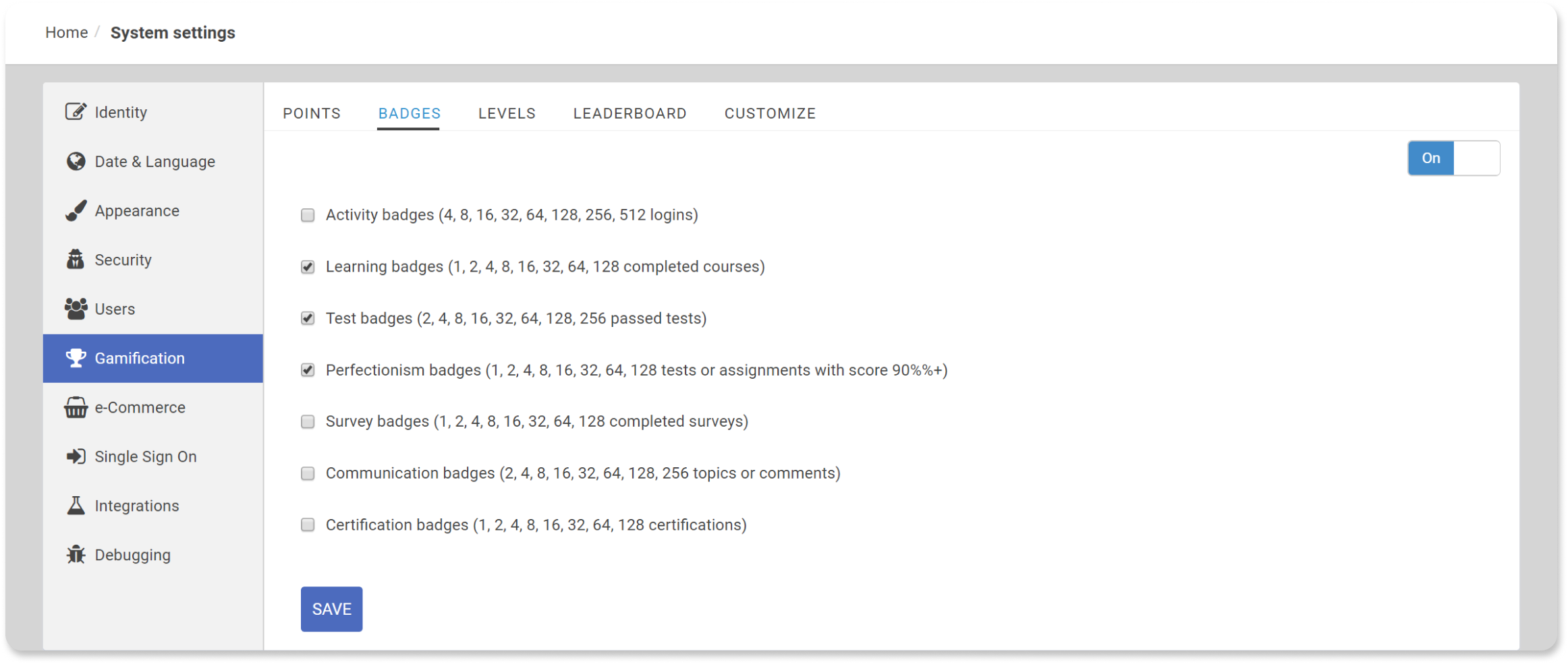 Enable leaderboards and gamification – Knowledge Base